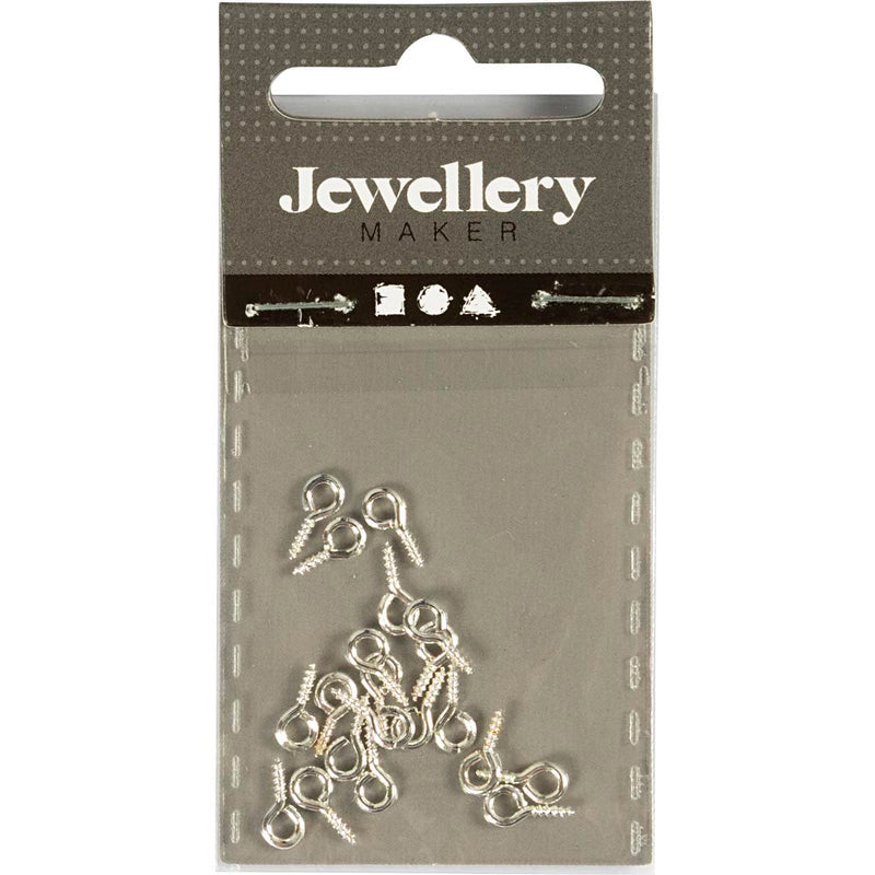 Afbeelding laden in galerijviewer, Https: www.cchobby.nl l-8-5-mm-zilver-20-stuk-1-doos
