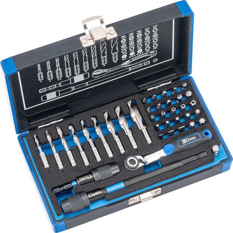 Afbeelding laden in galerijviewer, Condor speciaalboren set 39600 spiral drill bits hss-g 38tlg.
