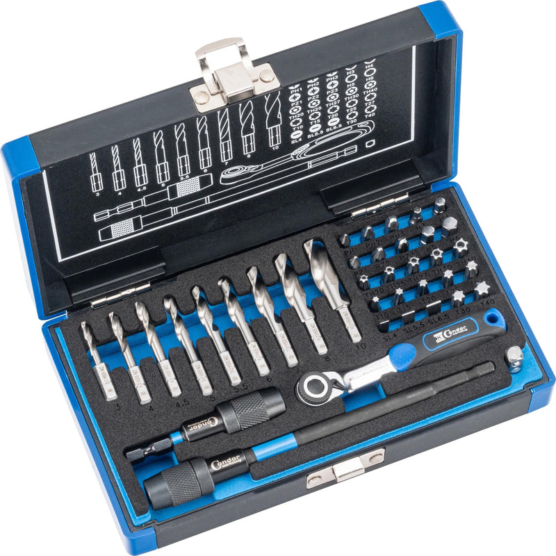 Afbeelding laden in galerijviewer, Condor spiralbohrersatz 39600 spiral drill bits hss-g 38tlg.
