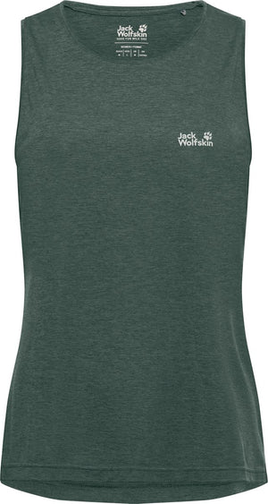 Jack wolfskin wildtrail tank top w dames outdoorshirt-sago palm