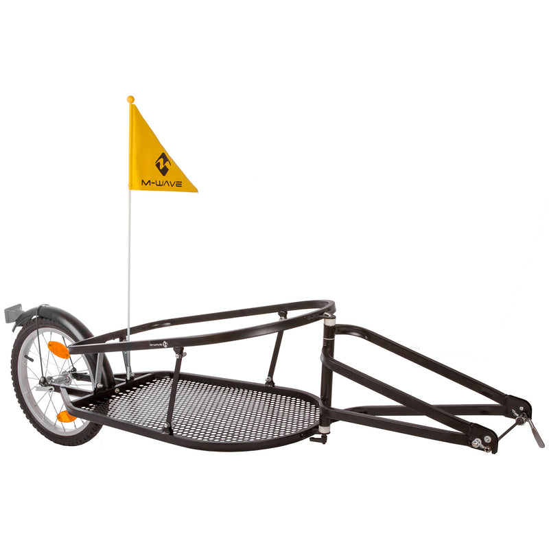 Afbeelding laden in galerijviewer, M-wave stalwart single 40 single track luggage bicycle trailer
