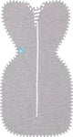 Love to dream ™ babyslaapzak swaddle up™ - inbakeren - baby 0-3 maanden - 3.5-6 kg - all season - grijs