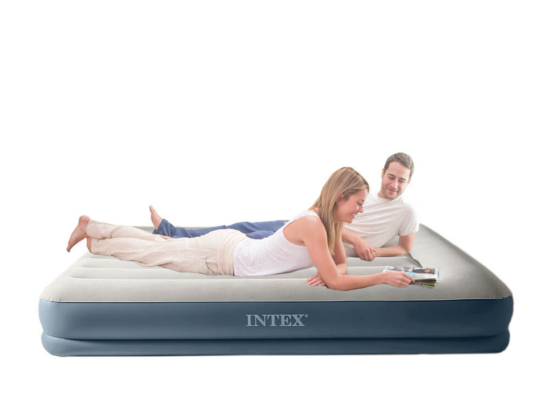 Afbeelding laden in galerijviewer, Intex Pillow Rest Mid-Rise luchtbed tweepersoons
