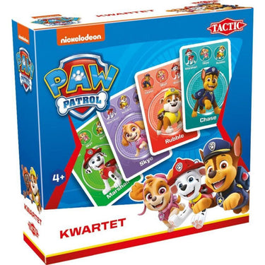 Tactic paw patrol kwartet – kaartspel – kinderspel – vanaf 4 jaar – 2-4 spelers
