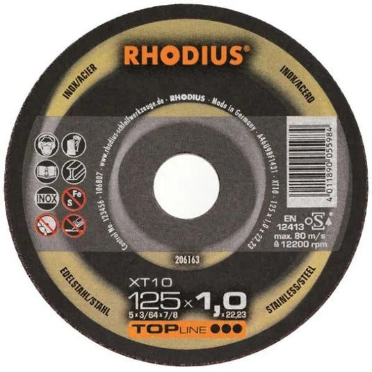 Rhodius trennscheibe xt10 mini extra-thin separator.xt10 ø1 65mm