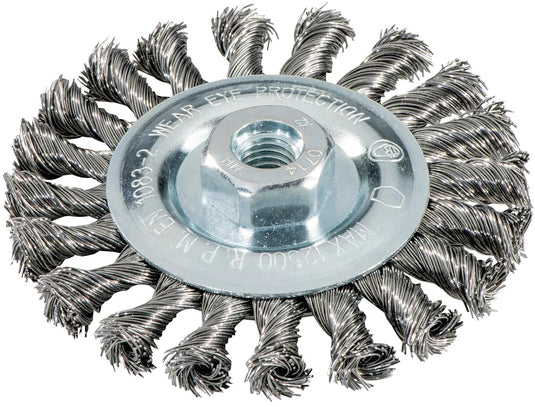 Metabo accessoires metabo ronde staaldraadborstel round brush with hole metabo m14, d=115mm
