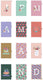 Creativ company index divider bloemen bullet journal 15x21 cm