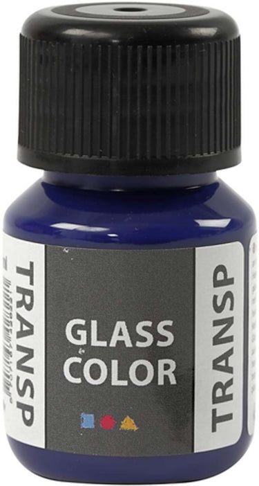 Creativ company creotime glas- porseleinverf glass color 30 ml blauw