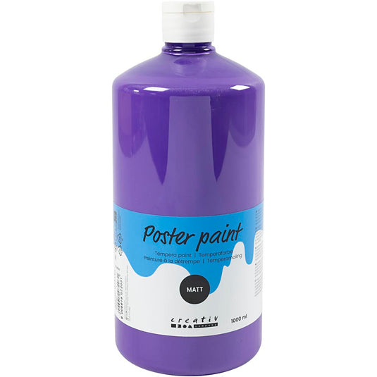 Https: www.cchobby.nl tempera-verf-mat-violet-1000-ml-1-fles