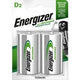Batterijen energizer d 1.2v 2 st