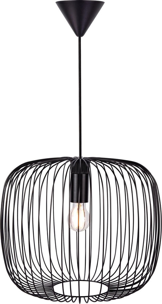 Nordlux beroni 40-hanglamp-e27-metaal-zwart