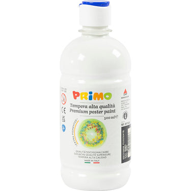 Creativ company plakkaatverf wit | tempera verf | witte poster paint | waterbasis | 500 ml | 1 fles