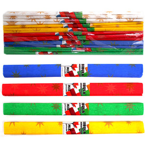 Crêpepapier sterren, set van 10