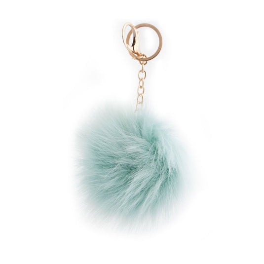 Sleutelhanger pompom pluche