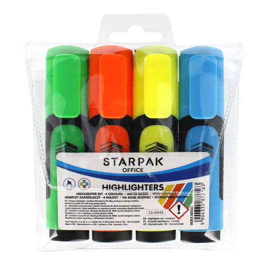 Markeerstiften, 4 stuks.