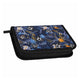 Etui met accessoires voetbal blauw, 25dlg.