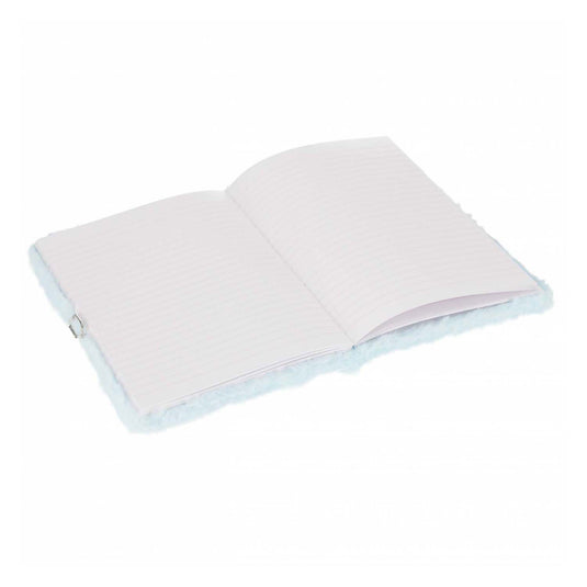 Imp pluche dagboek kat met slot, a5