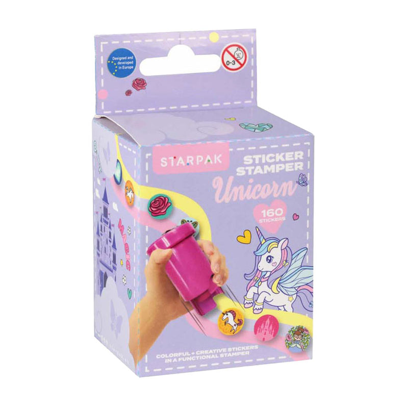 Afbeelding laden in galerijviewer, Sticker stempel eenhoorn, 160st.
