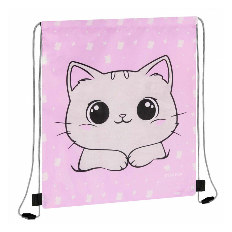 Afbeelding laden in galerijviewer, Gymtas kitty roze

