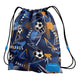 Gymtas voetbal blauw