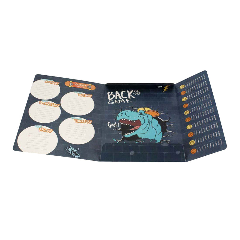 Afbeelding laden in galerijviewer, Map met elastiek a4 skate dino
