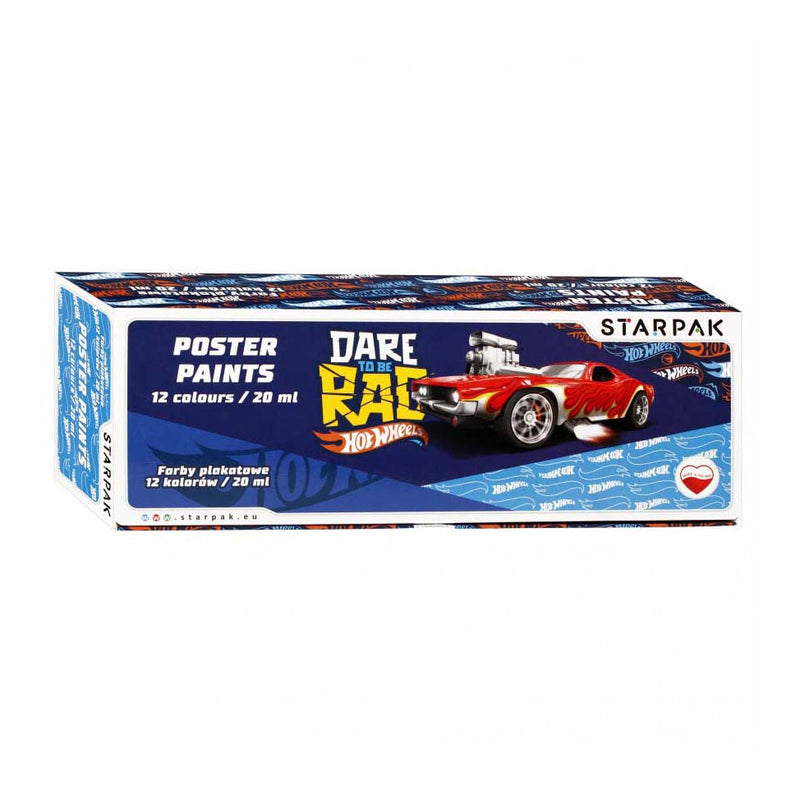 Afbeelding laden in galerijviewer, Posterverf 12 kleuren hot wheels, 20ml
