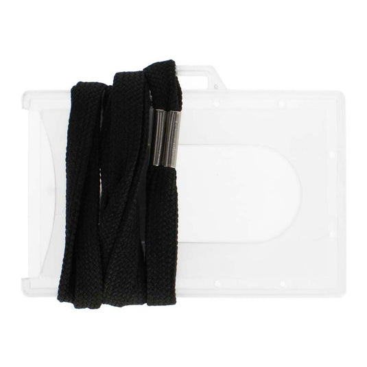 Naamplaatje met lint pcv 58 90mm