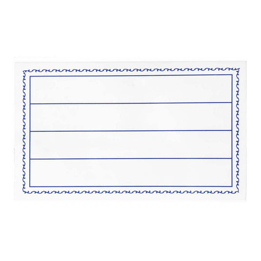 Naamplaatjes pcv 57 90mm, 50st.