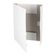 Witte map met band a4