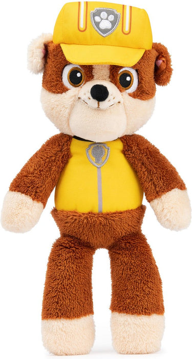 Paw patrol gund - rubble knuffel met lange armen van 33 cm - geel en bruin