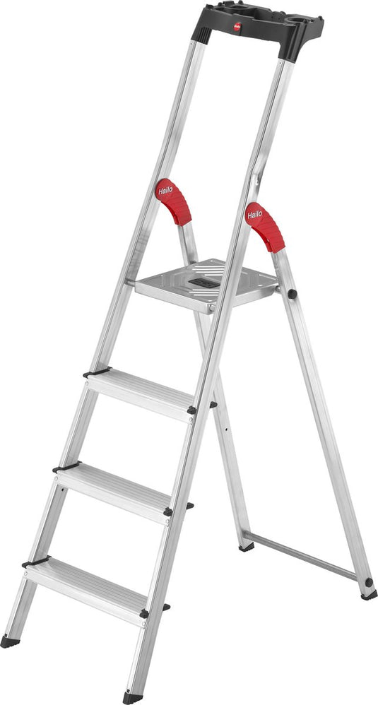Trapladder hailo l60 standardline 4 treden