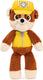 Paw patrol gund - rubble knuffel met lange armen van 33 cm - geel en bruin