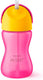 Philips avent drinkbeker met rietje - 12+ maanden - 300 ml - roze geel - scf798 02