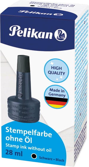 Pelikan stempelinkt zonder olie zwart 28ml