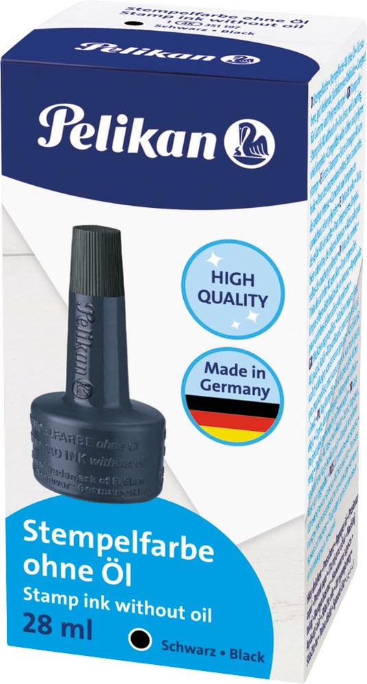 Pelikan stempelinkt zonder olie zwart 28ml
