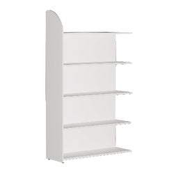 Set 5 planken en achterwand kerkmann 100x325x19cm wit