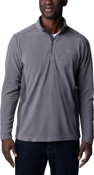 Columbia klamath range™ ii half zip fleece trui - fleecetrui met halve rits - outdoortrui heren - grijs - maat m