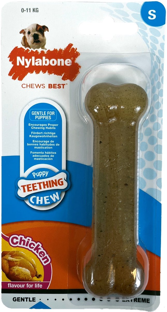 Afbeelding laden in galerijviewer, Nylabone puppy chew kipsmaak
