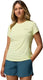 Columbia zero rules™ light ss crew dames outdoorshirt - citron haze