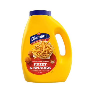 Diamant vloeibaar frituurvet friet snacks (4x 3 liter)