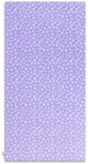 Swim essentials - strandlaken - 135 x 65 cm- handdoek - luipaarprint - 100% katoen - paars