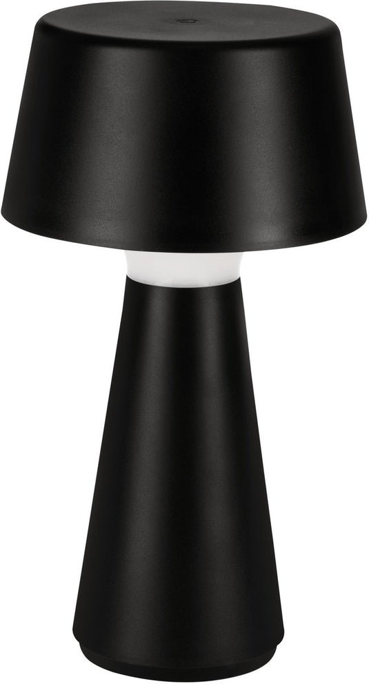 Eglo scorrano tafellamp - aanraakdimmer - draadloos - 29 cm - zwart - instelbaar wit licht - oplaadbaar - voor binnen en buiten