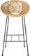Bloomingville - yonne barstoel - beige - rotan