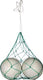 Avento ballennet voor 2 ballen - groen wit