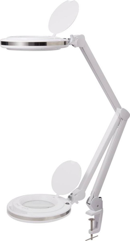 Toolcraft to-7567479 730 lm 127 mm (5 inch) dimbare led-loeplamp met klem 8d 3x vergrotingsfactor=3.0 x 12.7