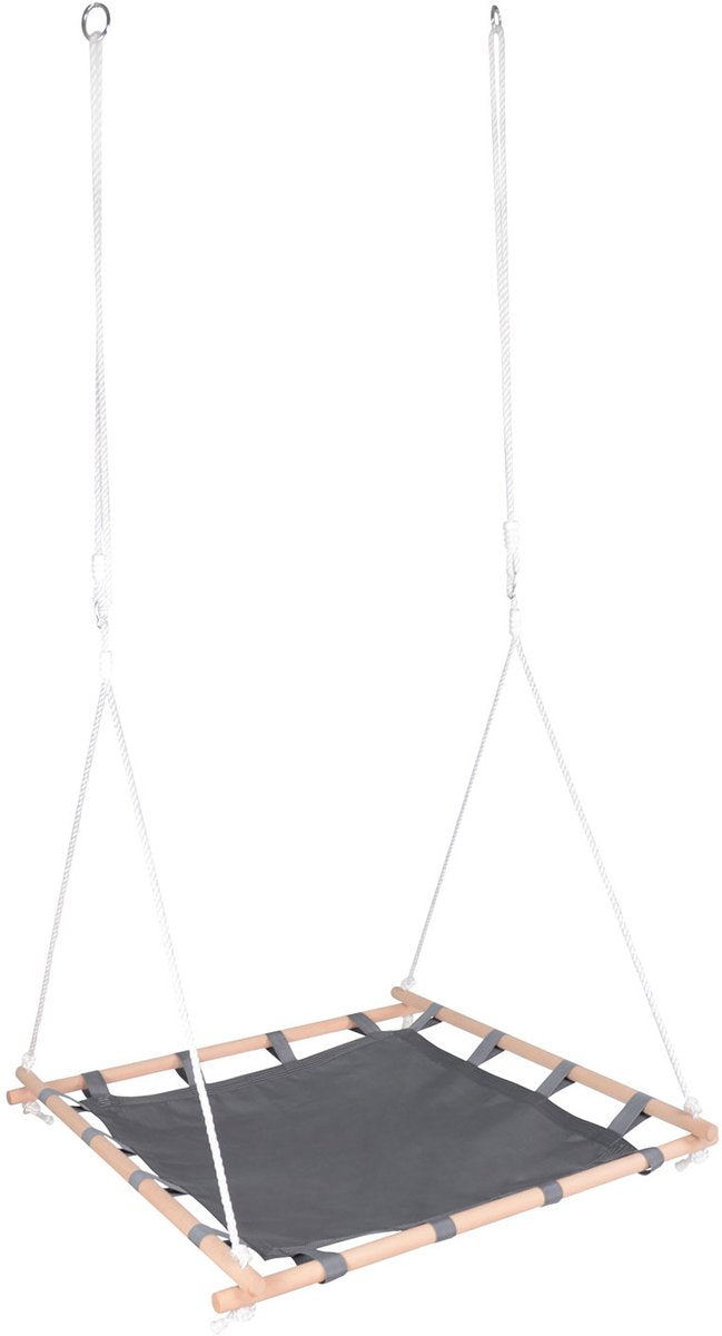 Afbeelding laden in galerijviewer, Small foot - nestschommel met houten frame, 100x100cm
