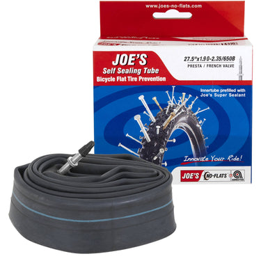 Joes joe's no flats - binnenband self sealing tube fv 27.5x1.90-2.35 (mtb)