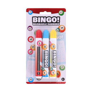 Engelhart bingo stiften 3 stuks rood geel blauw
