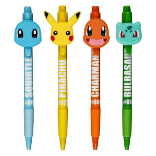 Undercover set balpennen pokemon, 4st.