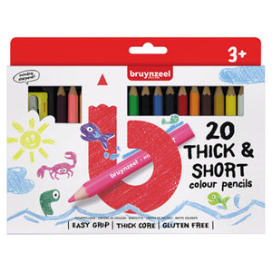 Bruynzeel kortjakjes set 20 kleurpotloden